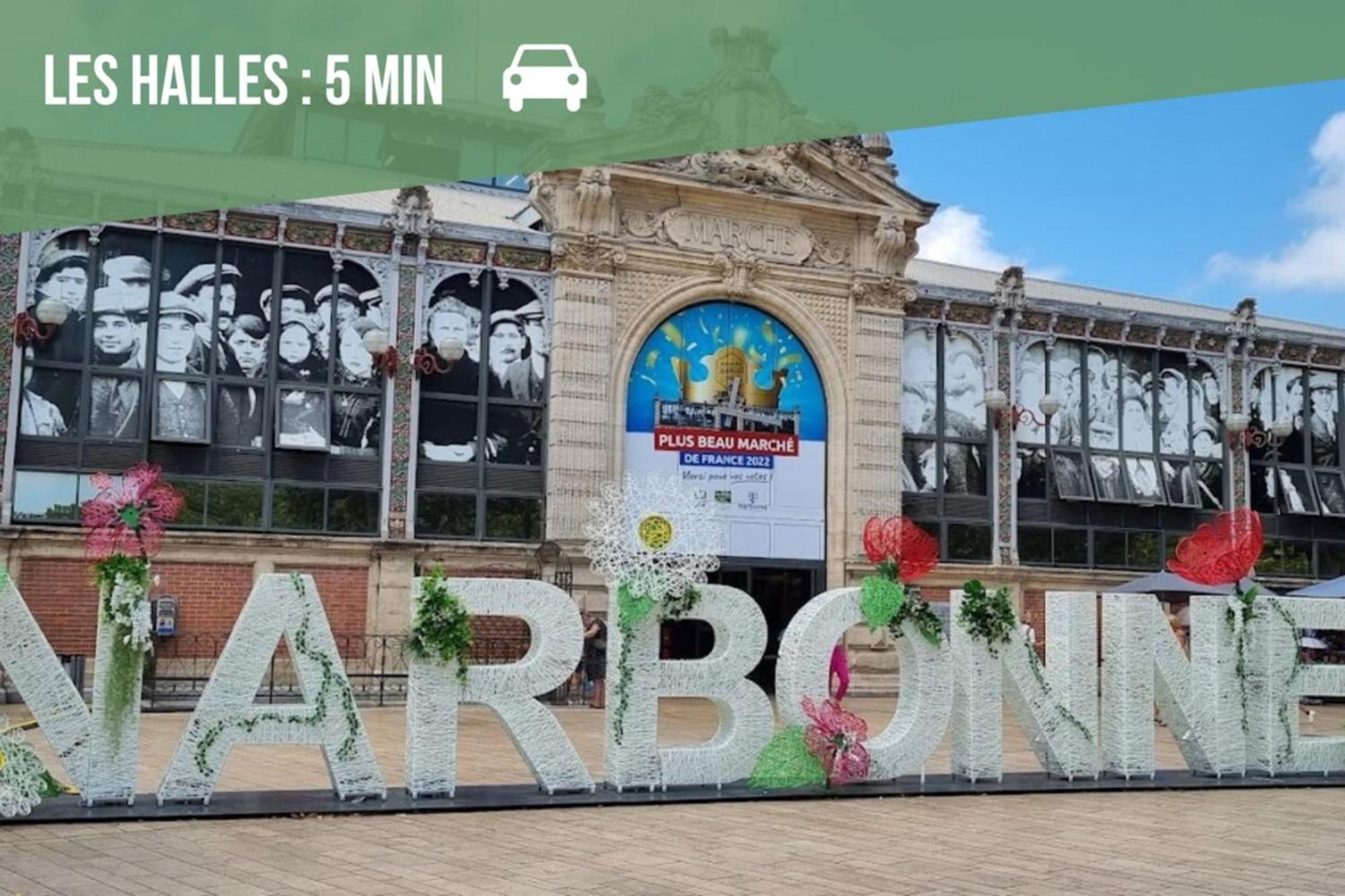 Le Cocon - Wifi - Cour Privative - Proche Halles ナルボンヌ エクステリア 写真
